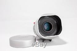 Leica 35mm F/ 2.4 Summarit ASPH M Mount Lens 11679, Silver, With Box EXCELLENT+