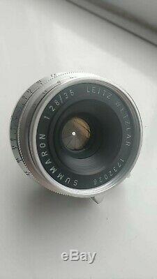 Leica 35mm F/2.8 Summaron L39 LTM Scew mount Lens Minty & Fully Serviced