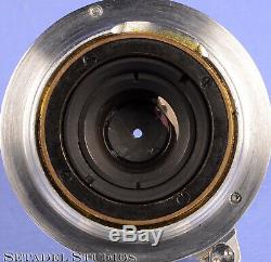 Leica 35mm Summaron F3.5 Chrome Soonc Screw Mount Ltm Sm Lens +caps +fookh Shade