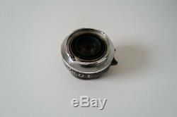 Leica 35mm Summicron f/2 Lens (LEICA M MOUNT GERMAN VERSION 1970)