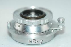 Leica 35mm f3.5 Elmar Leitz 3.5cm L39 screw mount lens Rare Ex++