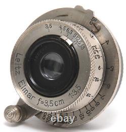 Leica 3.5/3.5cm Nickel Elmar ca. 1932. For Leica screw mount