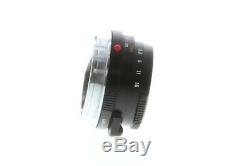 Leica 40mm F/2 Summicron-C Black Wetzlar M Mount Lens Series 5.5