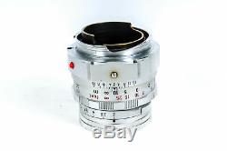 Leica 50mm (5CM) F/2 DR Summicron M Mount Lens 39