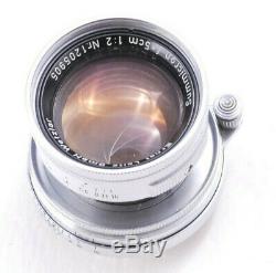 Leica 50mm F/2 Summicron lens Screw Mount Exc++