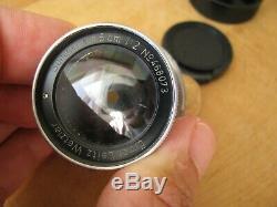 Leica 50mm Summar f/2 Lens in Leica Screw Mount 5cm Summar Good User