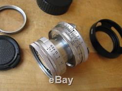 Leica 50mm Summicron Collapsible Lens in Leica M Mount Feet CLA'd