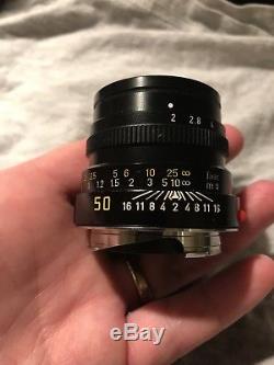 Leica 50mm f/2.0 Summicron M mount, Version 4, excellent condition