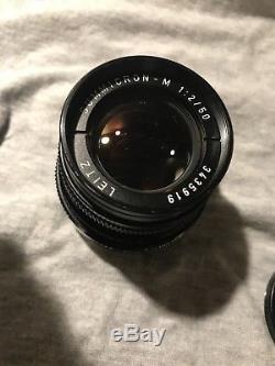 Leica 50mm f/2.0 Summicron M mount, Version 4, excellent condition