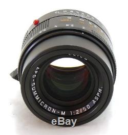 Leica 50mm f/2 Apo Summicron M ASPH 6-bit coded lens M mount boxed MINT