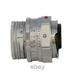 Leica 50mm f/2 Summicron Rigid DR (Dual Range) M Mount Lens, Chrome 39 UG