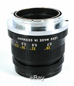 Leica 50mm f/2 Summicron Rigid M Mount Lens, Black 39