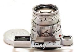 Leica 50mm f/2 Summicron close focus dual range DR chrome lens M mount EXC++