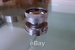 Leica 5cm Summicron 50mm f2 Lens for Leica cameras (includes an M mount)