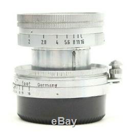 Leica 5cm f2 Summicron Collapsible in Screw Mount Lens #30392