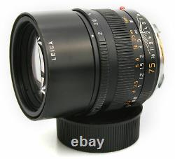 Leica 75mm f/2 Summicron -M Asph Fixed Prime Lens Leica M Mount