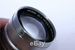 Leica 8.5cm (85mm) f1.5 Summarex FAST Telephoto lens in M39 Leica screw mount