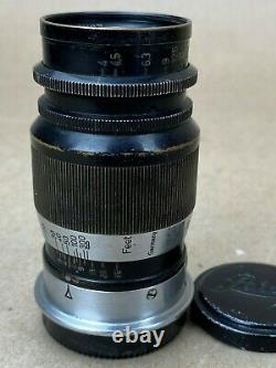 Leica 9cm F/4 Elmar Leitz M39 Screw mount 90mm Black Lens #355256