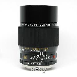 Leica APO-MACRO-ELMARIT-R 100mm f2.8 E60 ROM Converted to Sony A Mount MINT