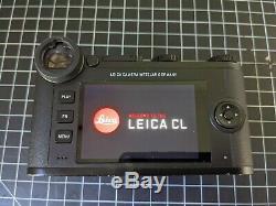 Leica CL 24MP mirrorless L-mount camera black with 18mm lens, 2 batteries