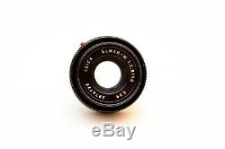 Leica ELMAR-M 50mm f/2.8 M-mount Lens with Leica UV Filter, Hood, and Caps (USA)
