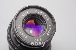 Leica Elmar-M 50mm f/2.8 F2.8 E39 Lens Black, For M-Mount