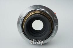 Leica Elmar-M 50mm f/2.8 f2.8 E39 Lens, Silver, with Hood & Case For Leica M Mount
