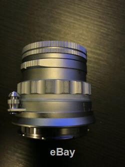 Leica Ernst Leitz GmbH Wetzlar Summicron 5cm f/2 50mm f2 Lens, M Mount Ridged