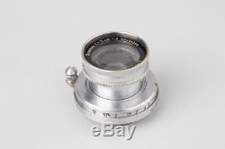 Leica Ernst Leitz Wetzlar Summar 5cm 50mm f/2 Lens for LTM L39 M39 Screw Mount