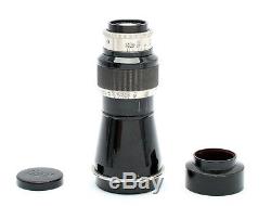 Leica Leitz 10.5cm f6.3 Mountain Elmar Black, Nickel Screw Mount Lens 22201