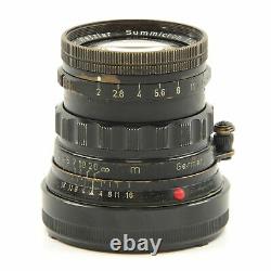 Leica Leitz 50mm F2 Summicron Black Paint Brass Mount Extremely Rare 11117 #3645