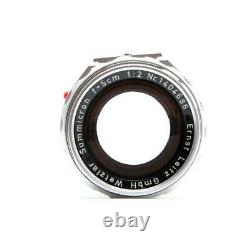 Leica Leitz 5cm f2.0 Summicron Dual Range M Mount Lens with Eyes #33502