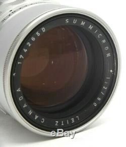 Leica Leitz Canada 90mm f2 Summicron M39 Screw mount Rangefinder Lens #30563