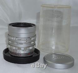 Leica Leitz Canada Summicron f2 90mm Lens M mount with ZOOEP for Visoflex