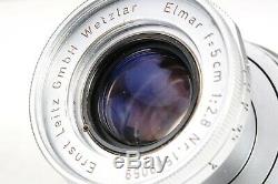 Leica Leitz Elmar 5cm 50mm f2.8 Collapsible M Mount Lens #9059 1958