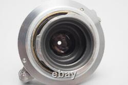 Leica Leitz Elmar 5cm 50mm f/3.5 f3.5 Lens, Silver For M39 LTM Screw Mount