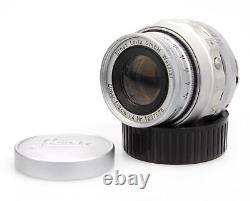 Leica Leitz Elmar 9cm f/4 Collapsible Lens, with Caps Leica M Mount