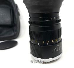 Leica Leitz Elmar-C 90mm F/4 M mount Telephoto Lens + Leather case