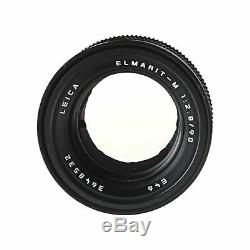 Leica Leitz Elmarit-M 90mm F2.8 E46 MF Telephoto Prime M Mount Lens 11807