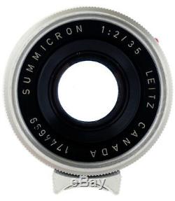 Leica Leitz Summicron 35mm F2 Canada 8 Element Lens For Leica M Mount