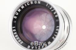 Leica Leitz Summicron 50mm F2 Rigid M Mount Lens MINT- Superb Optics