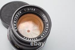 Leica Leitz Summicron 50mm f2 Lens 11817, Ver III 3, Black, For M Mount, Yr 1969
