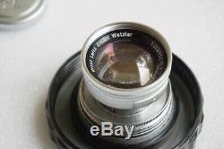 Leica Leitz Summicron 50mm/f2 M mount collapsible rangefinder lens