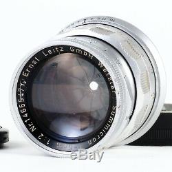 Leica Leitz Summicron 50mm f2 Rigid M Mount Lens (Read See Examples)