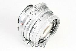 Leica Leitz Summicron 5cm 50mm f2 Collapsible M Mount Lens EX+++