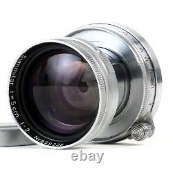 Leica Leitz Summitar 50mm f2 Collapsible L39 LTM Screw Mount Lens #9238 EX++
