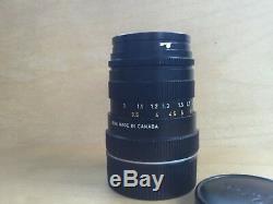 Leica Leitz Tele-Elmarit-M 90mm F2.8 Lens M Mount Made in Canada Super Clean