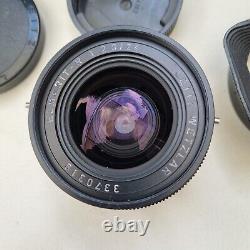 Leica Leitz Wetzlar 24mm f/2.8 Elmarit-R Lens 3 Cam R Mount Hood 12523