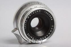 Leica Leitz Wetzlar M39 Summaron M 2.8/35 SCREW MOUNT Germany Lens