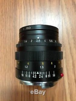 Leica Leitz Wetzlar SUMMILUX-M 50mm f/1.4 M-Mount Lens (Box, Case & Certificate)